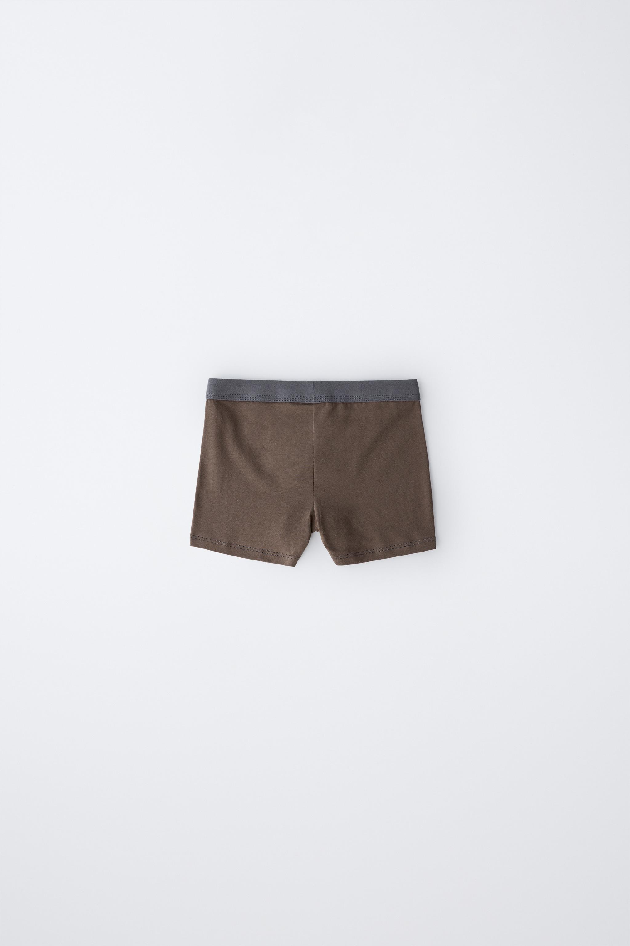 3-6 YEARS/ THREE-PACK OF BOXERS WITH LABEL